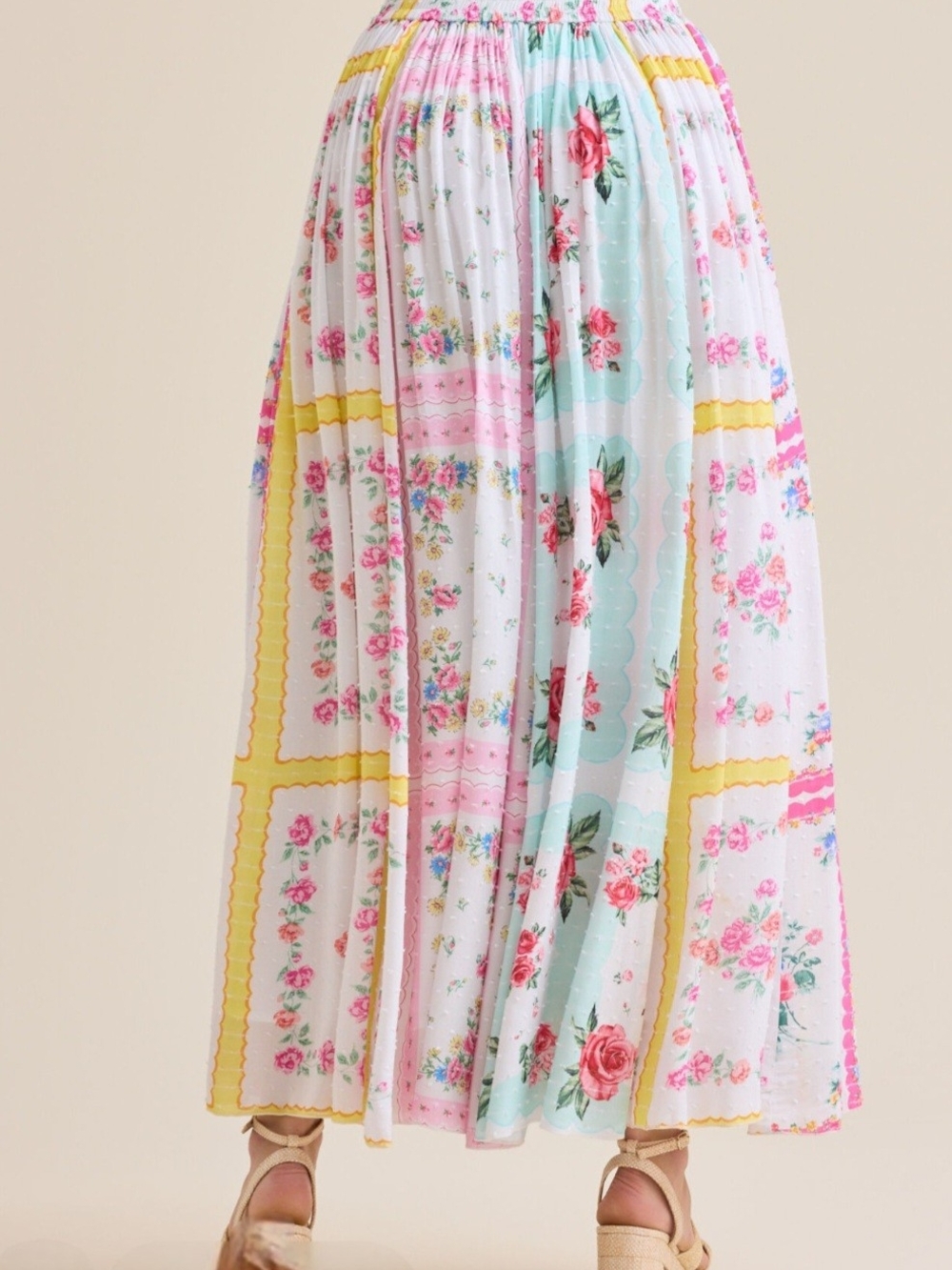 Altar'd State Romantic Floral Maxi Skirt